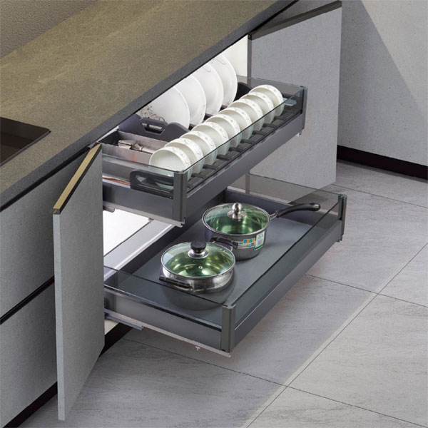 水晶款四边拉篮